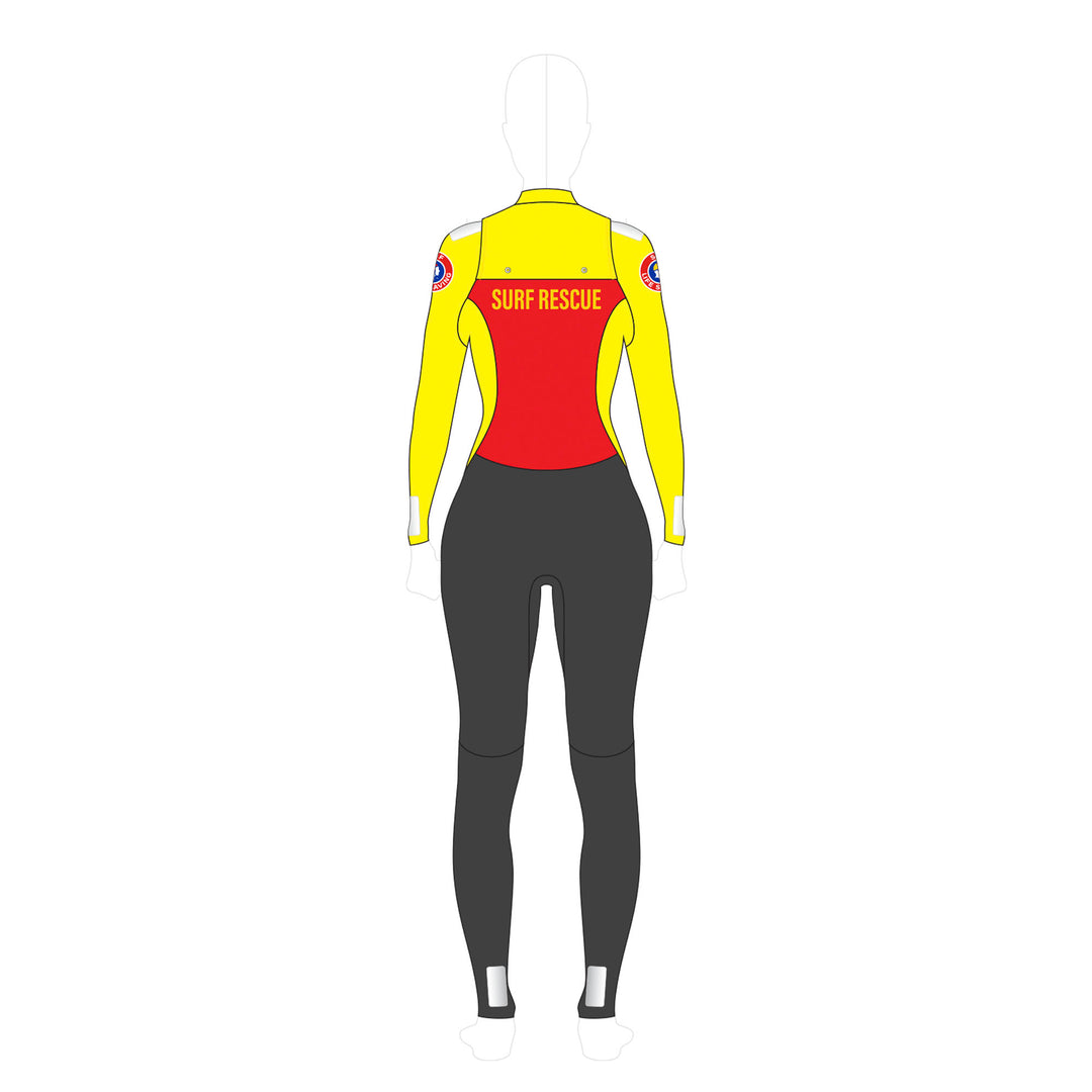 SLSA MEMBERS PATROL CHEST ZIP 3MM STEAMER - WOMENS