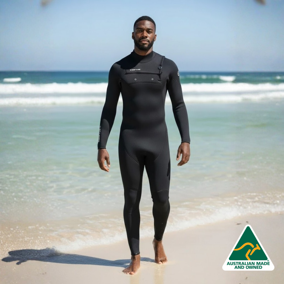 ATLAS 3MM STEAMER CHEST ZIP MENS