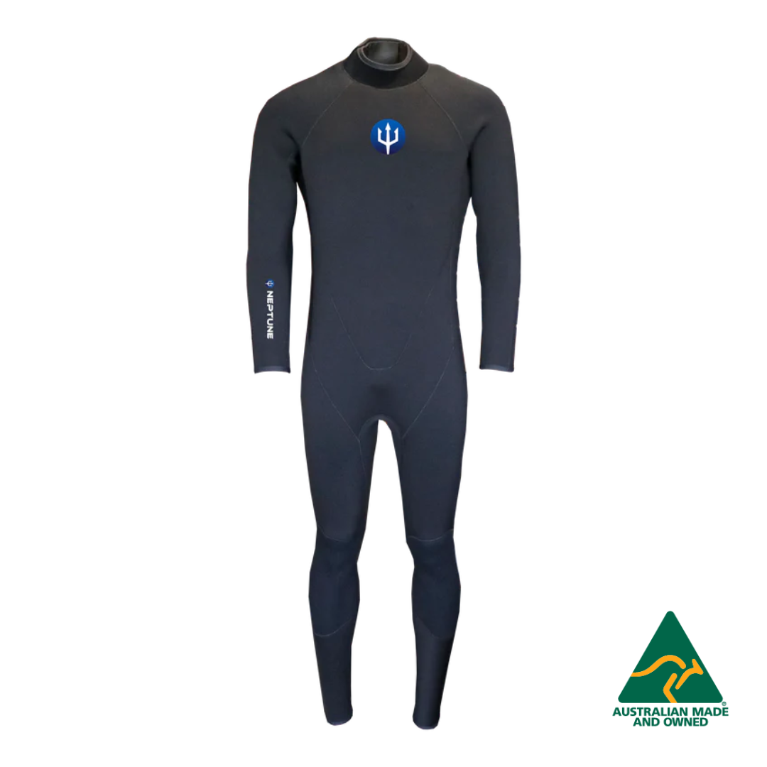 ATLAS 3MM STEAMER REAR ZIP MENS