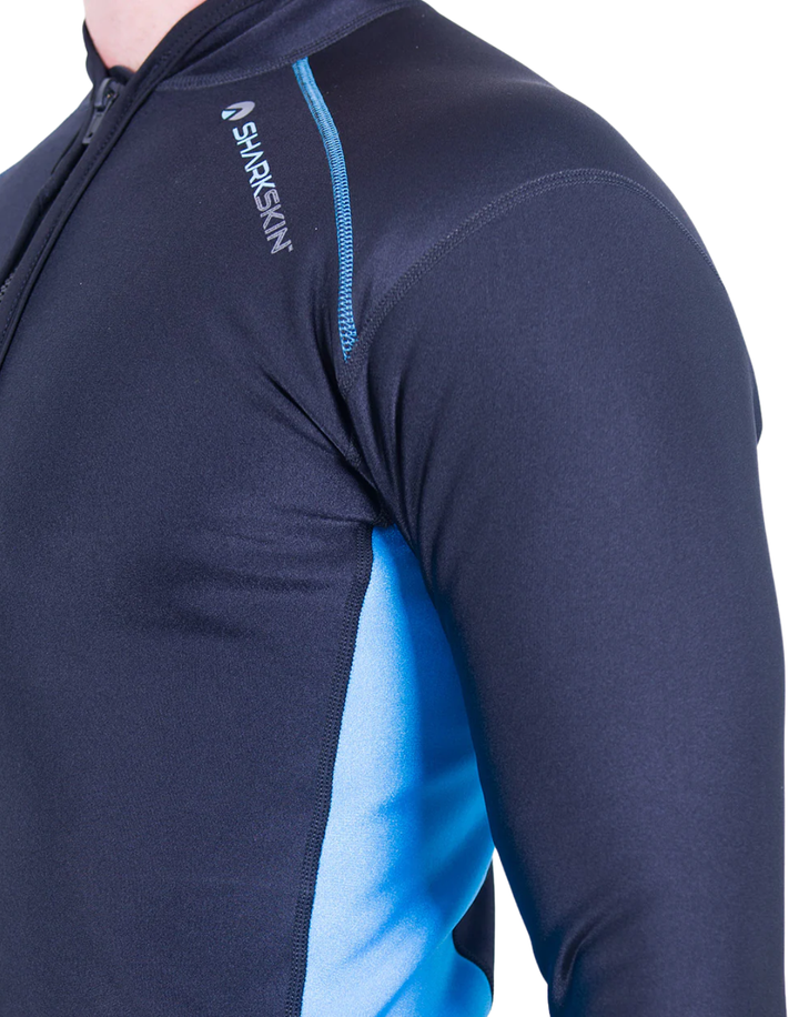 CHILLPROOF LONG SLEEVE CHEST ZIP TOP - MENS