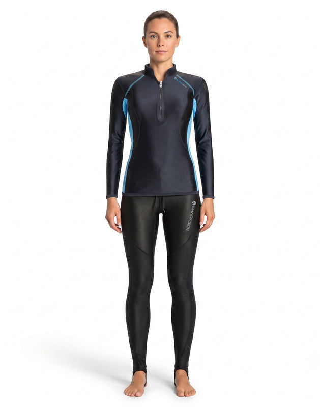 CHILLPROOF CHEST ZIP TOP & PANTS BUNDLE - WOMENS