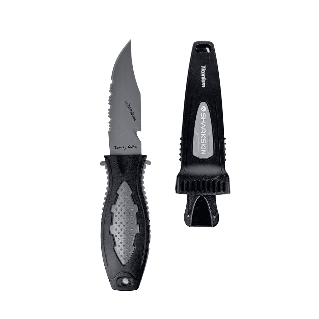 Hawker Supplies Ltd NZ - DIVE KNIFE WITH QUICK RELEASE SHEATH! & LEG STRAPS  06