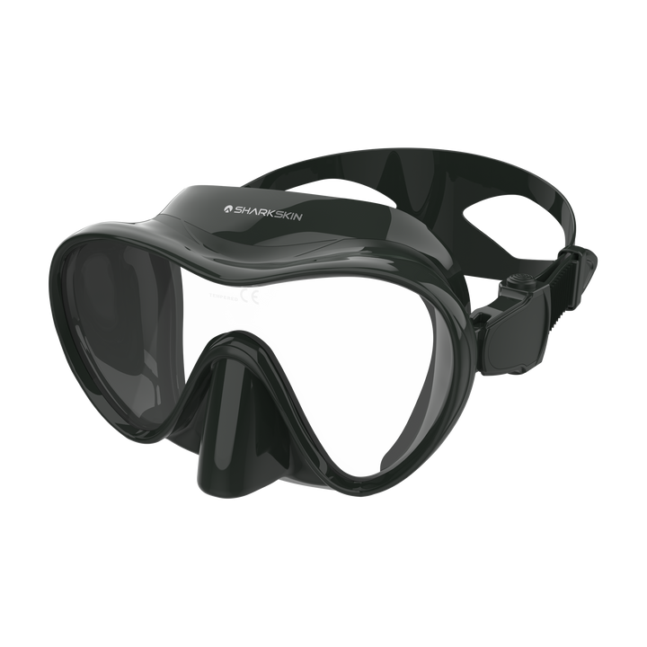 SHARKSKIN ADULT MASK & COMFORT SNORKEL SET WITH MESH BAG