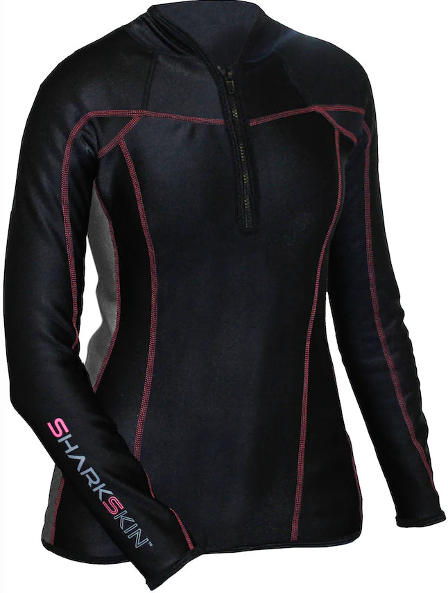 CHILLPROOF LONG SLEEVE CHEST ZIP TOP - WOMENS (SECONDS)