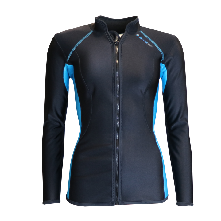 CHILLPROOF LONG SLEEVE FULL ZIP TOP - WOMENS NEW