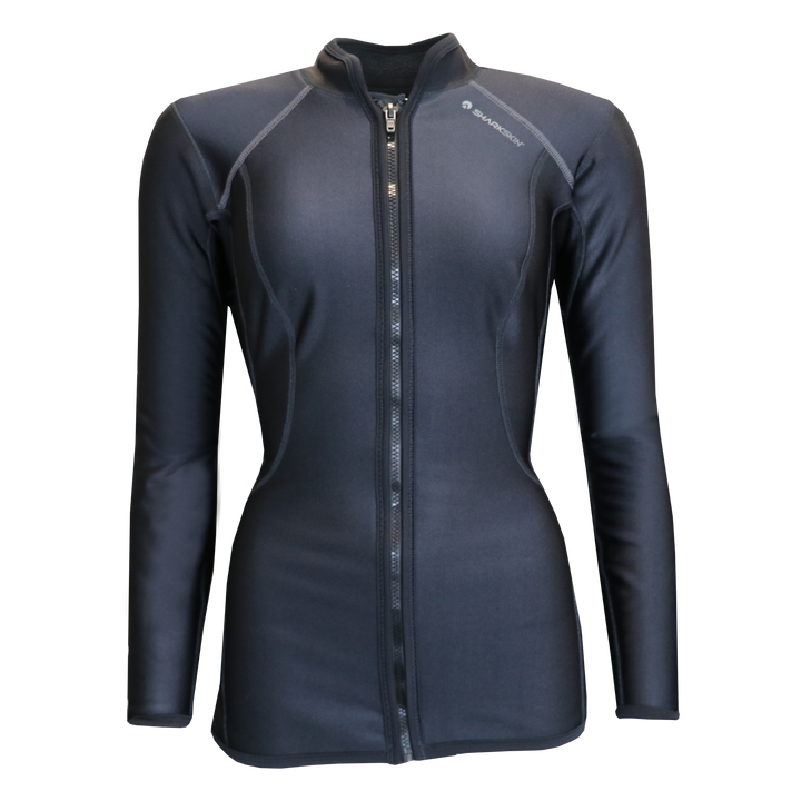 CHILLPROOF LONG SLEEVE FULL ZIP TOP - WOMENS NEW