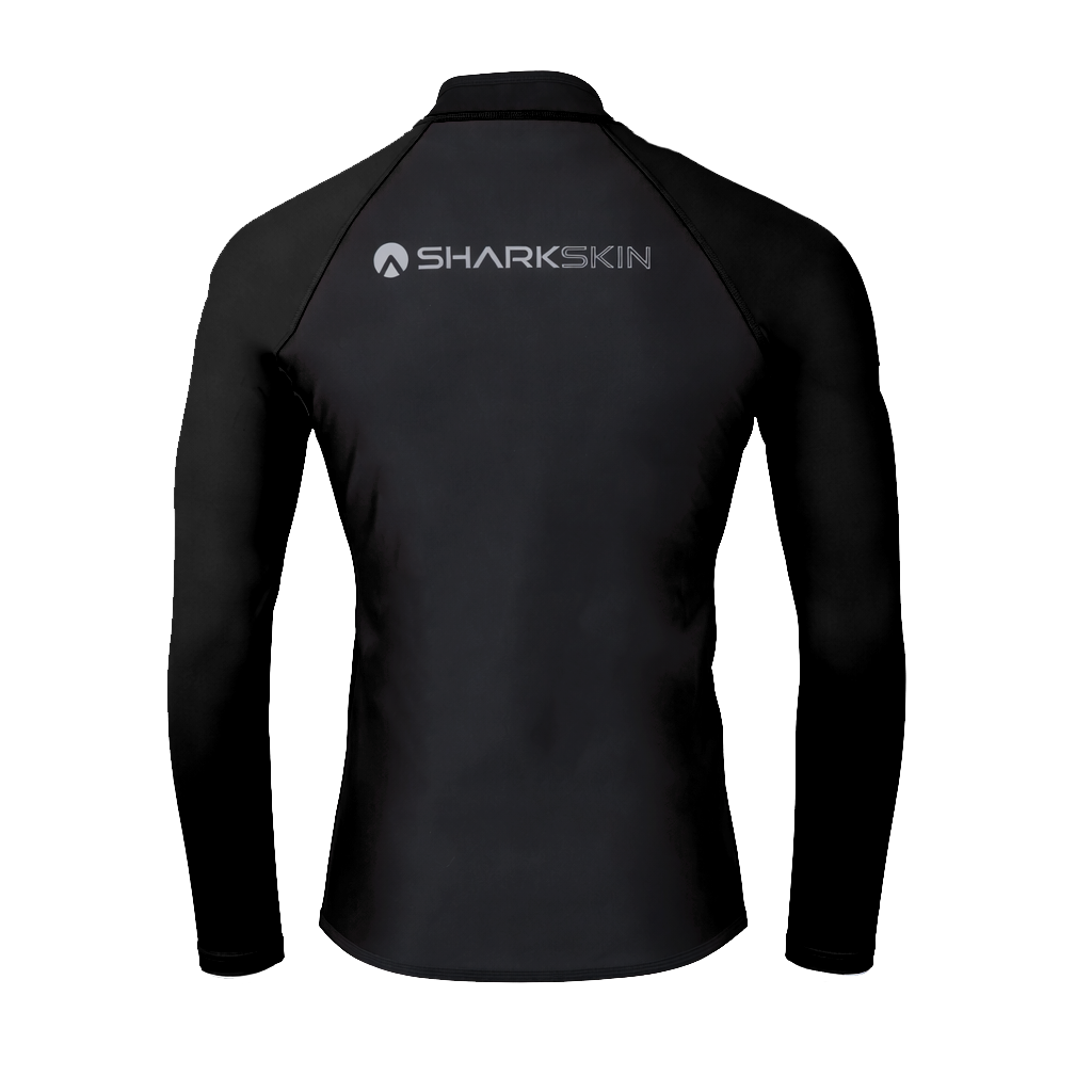 PERFORMANCE LONG SLEEVE CHEST ZIP TOP - MENS NEW