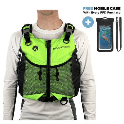 MULTIFLEX FRONT-ZIP PFD WITH FREE PHONE CASE