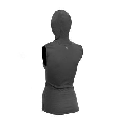 T2 CHILLPROOF FULL ZIP VEST WITH HOOD - WOMENS BACK