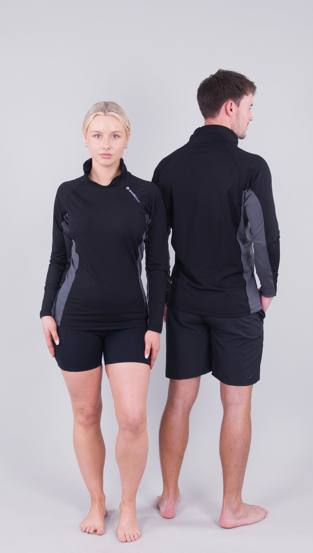 RAPID DRY RASHIE - LONG SLEEVE WITH COLLAR - UNISEX (SECONDS)