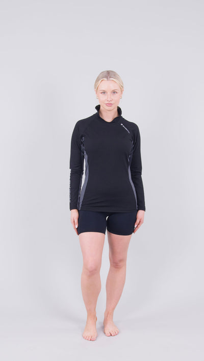 RAPID DRY RASHIE - LONG SLEEVE WITH COLLAR - UNISEX (SECONDS)