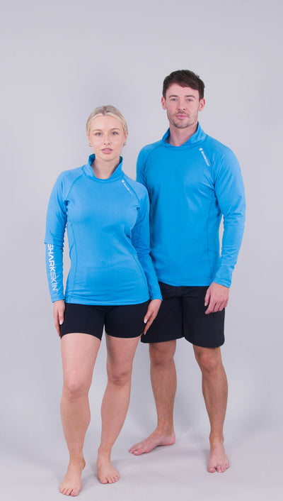 RAPID DRY RASHIE - LONG SLEEVE WITH COLLAR - UNISEX (SECONDS)