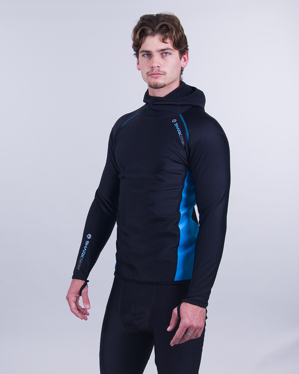 CHILLPROOF LONG SLEEVE HOODED TOP - MENS NEW (SECONDS)