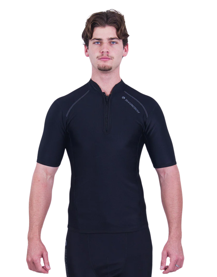 CHILLPROOF SHORT SLEEVE CHEST ZIP - MENS