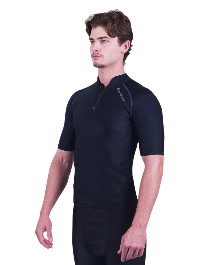 CHILLPROOF SHORT SLEEVE CHEST ZIP - MENS