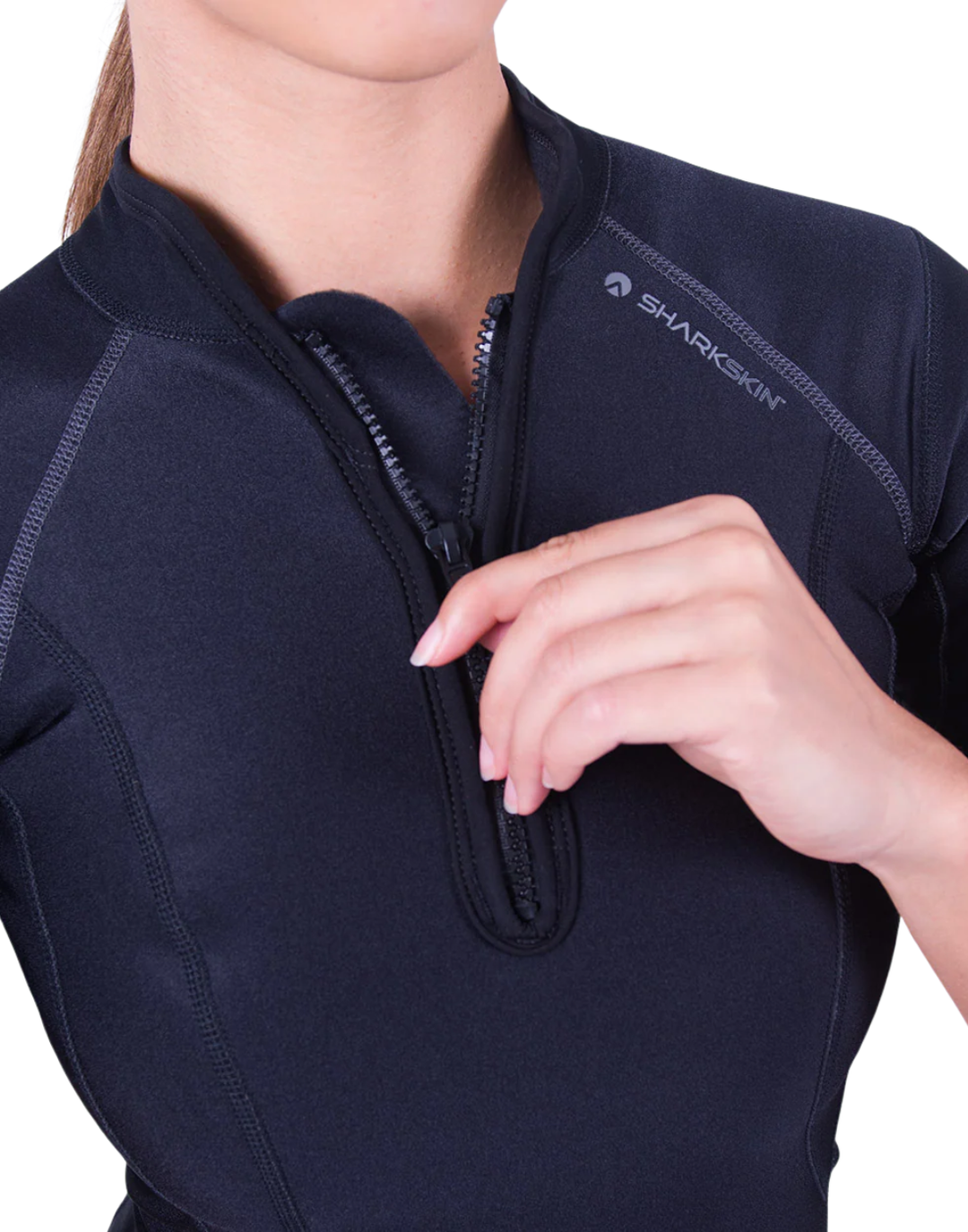 CHILLPROOF SHORT SLEEVE CHEST ZIP - WOMENS