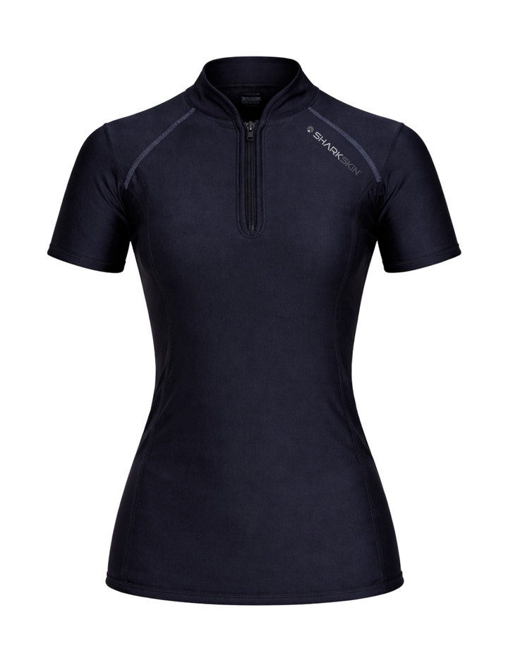 CHILLPROOF SHORT SLEEVE CHEST ZIP - WOMENS