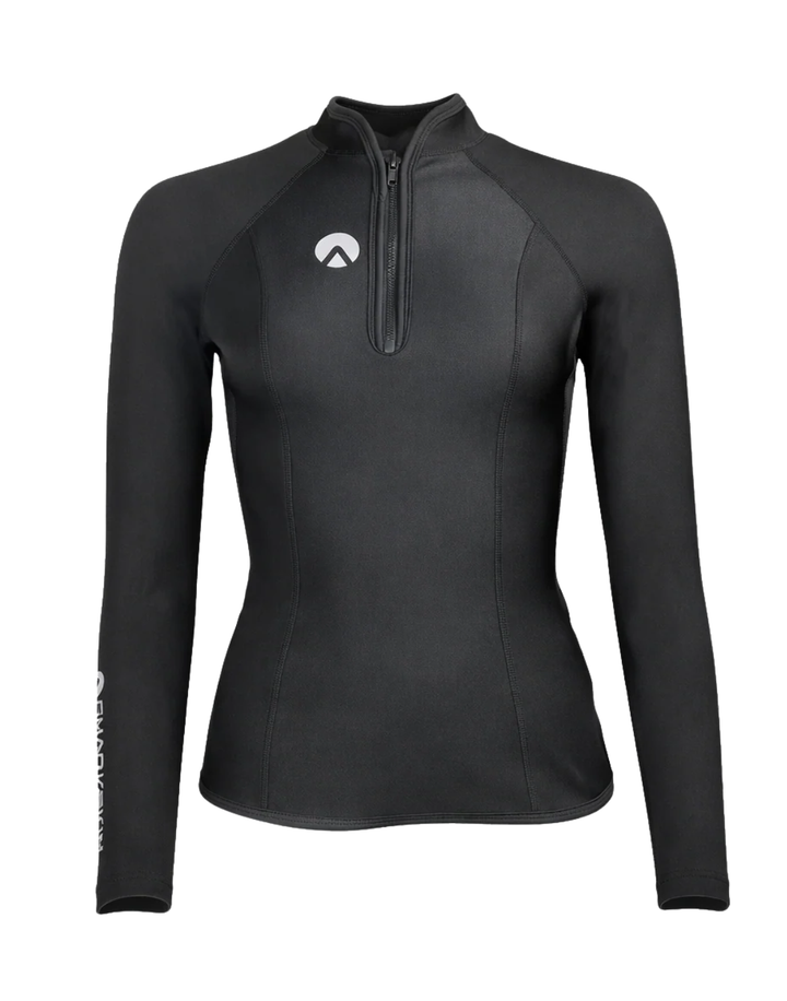 PERFORMANCE LONG SLEEVE CHEST ZIP TOP - WOMENS NEW
