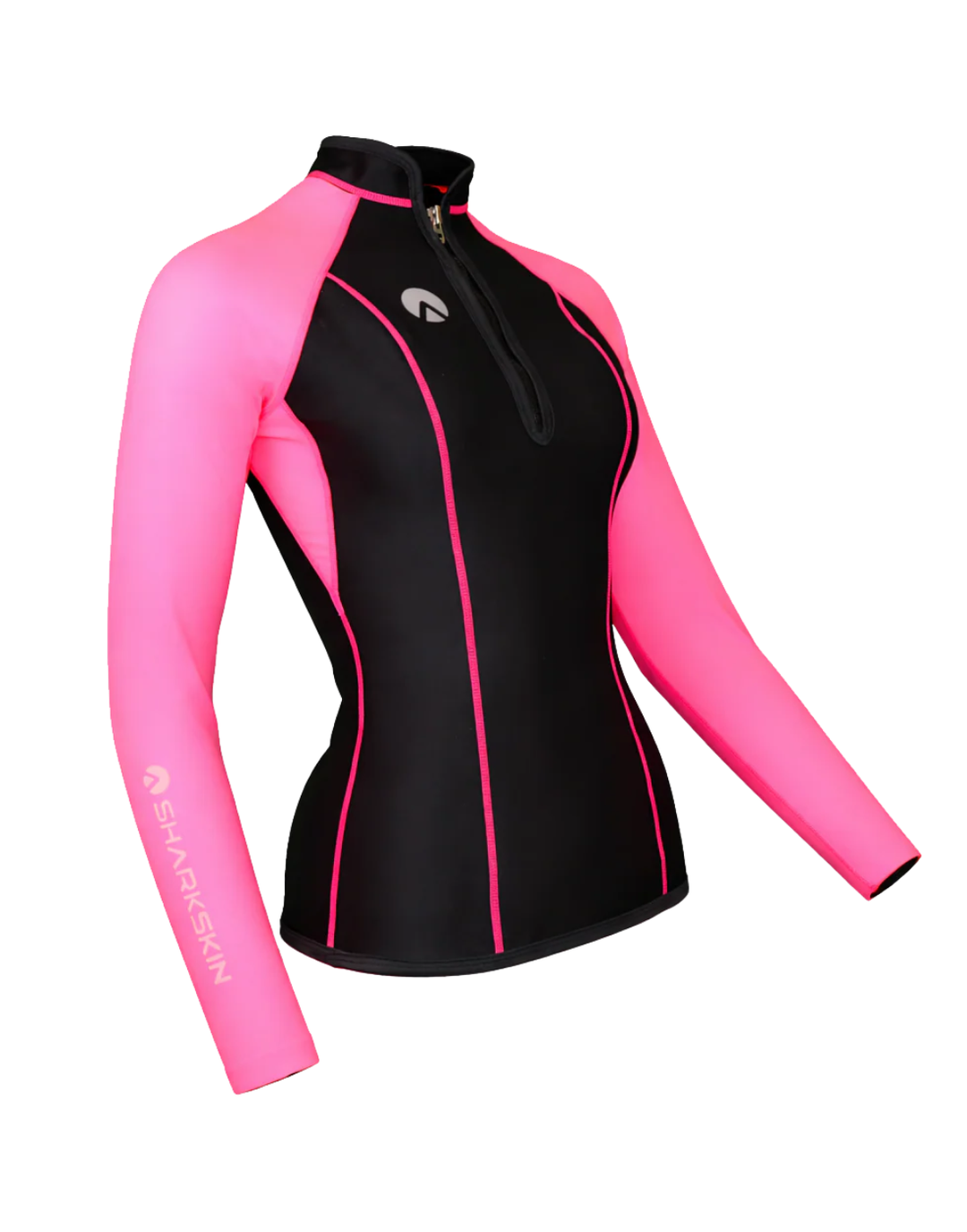 PERFORMANCE LONG SLEEVE CHEST ZIP TOP - WOMENS NEW