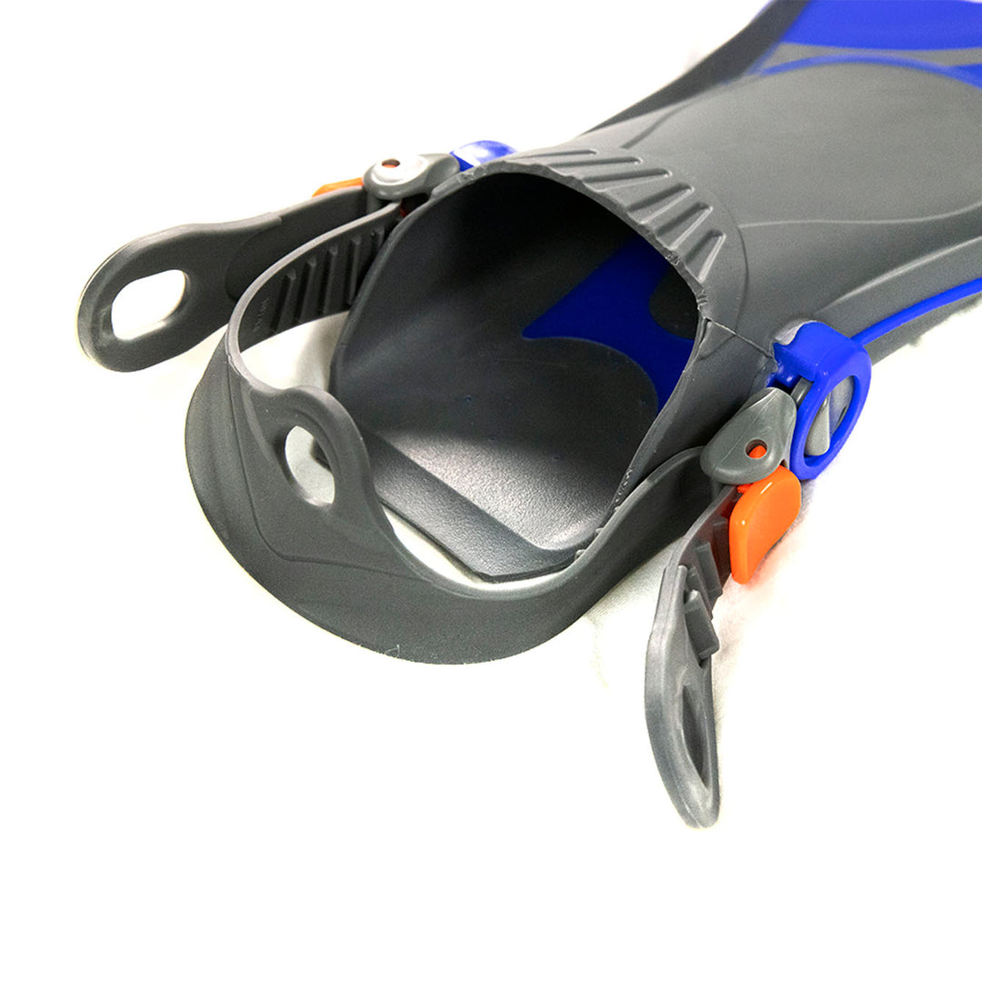 SHARKSKIN JUNIOR MASK, DRY SNORKEL FIN SET WITH MESH BAG