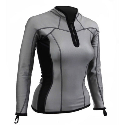 CHILLPROOF LONG SLEEVE CHEST ZIP - WOMENS
